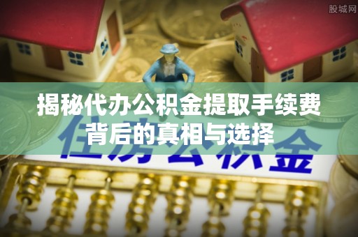 龙华揭秘代办公积金提取手续费背后的真相与选择