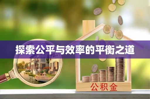 龙华探索公平与效率的平衡之道
