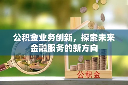 龙华公积金业务创新，探索未来金融服务的新方向