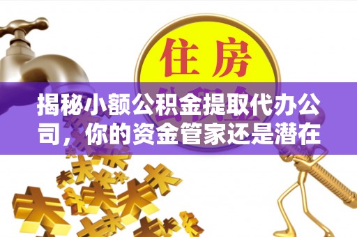 龙华揭秘小额公积金提取代办公司，你的资金管家还是潜在风险？
