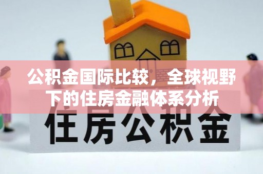 龙华公积金国际比较，全球视野下的住房金融体系分析